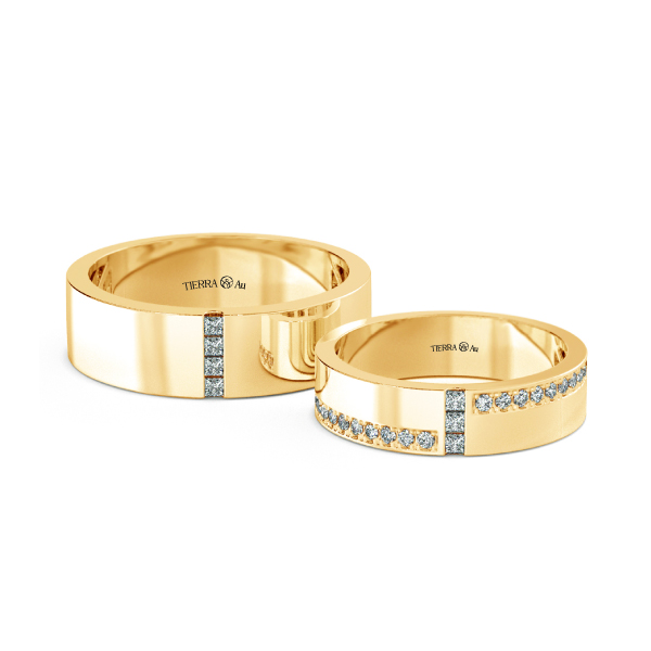 Modern Wedding Band Set NCC2024 1